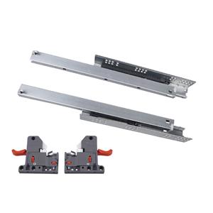 621C-H Full Extension Soft Closing Undermount Slide (With 4way Clip)