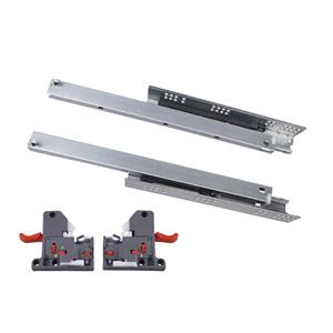 621C-H Full Extension Soft Closing Undermount Slide (With 6way Clip)