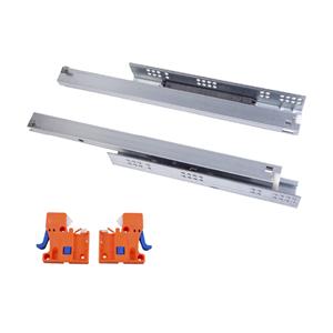 621C-HF Full Extension Push Open Undermount Slide (With 2way Clip)